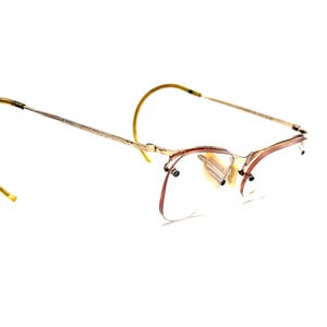 Vintage Shuron 1930s 12k Gold Floral Eye Glasses Frames