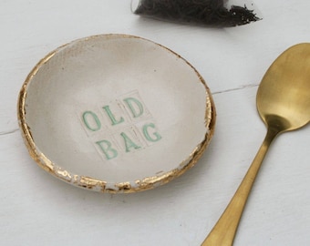 Old Bag Tea Bag Saucer