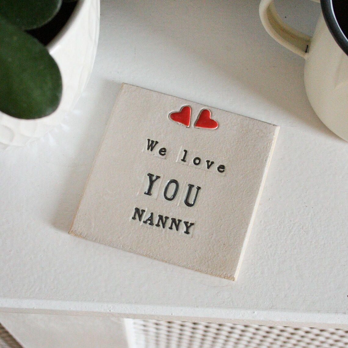 We Love You Nanny Card Etsy
