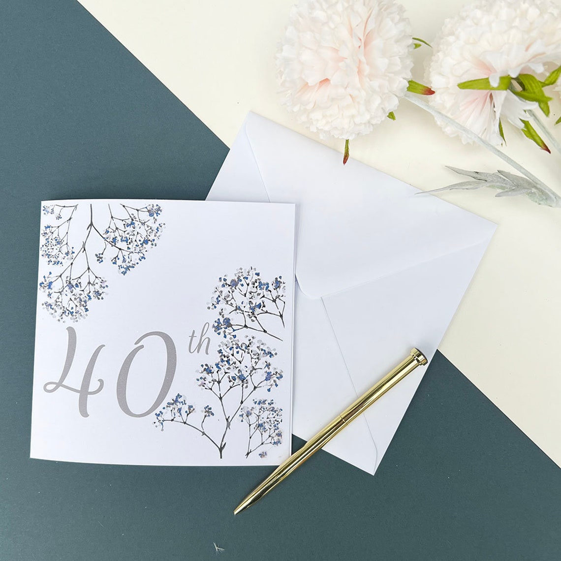 40th Birthday Card Milestone Birthday Greetings Card - Etsy