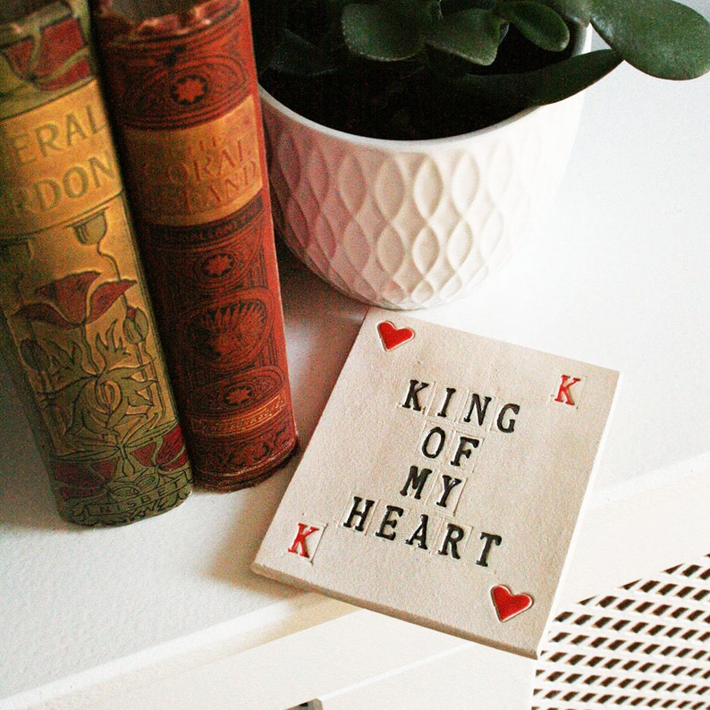 King Of Hearts Ceramic Coaster image 6