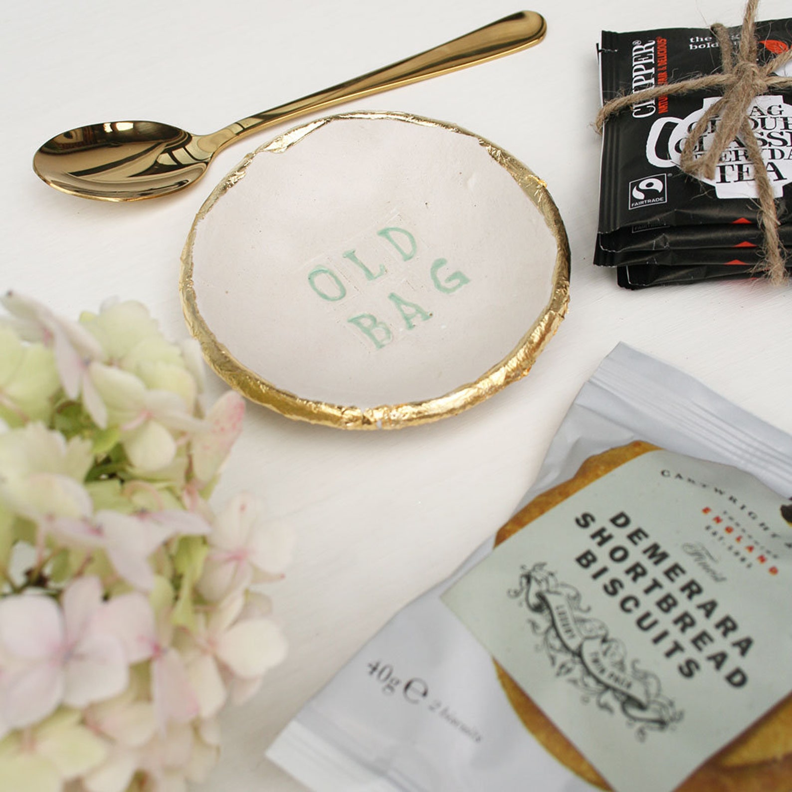 Old Bag Tea Bag Saucer Tea Bag Gift Tea Lover Gift Tea Etsy