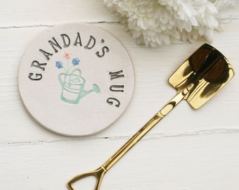 Garden Themed Gold Spoon