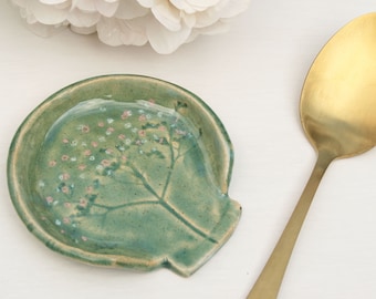 Green Meadow Spoon Rest, Kitchen decor, Spoon holder for kitchen, Housewarming New Home Gifts For Them