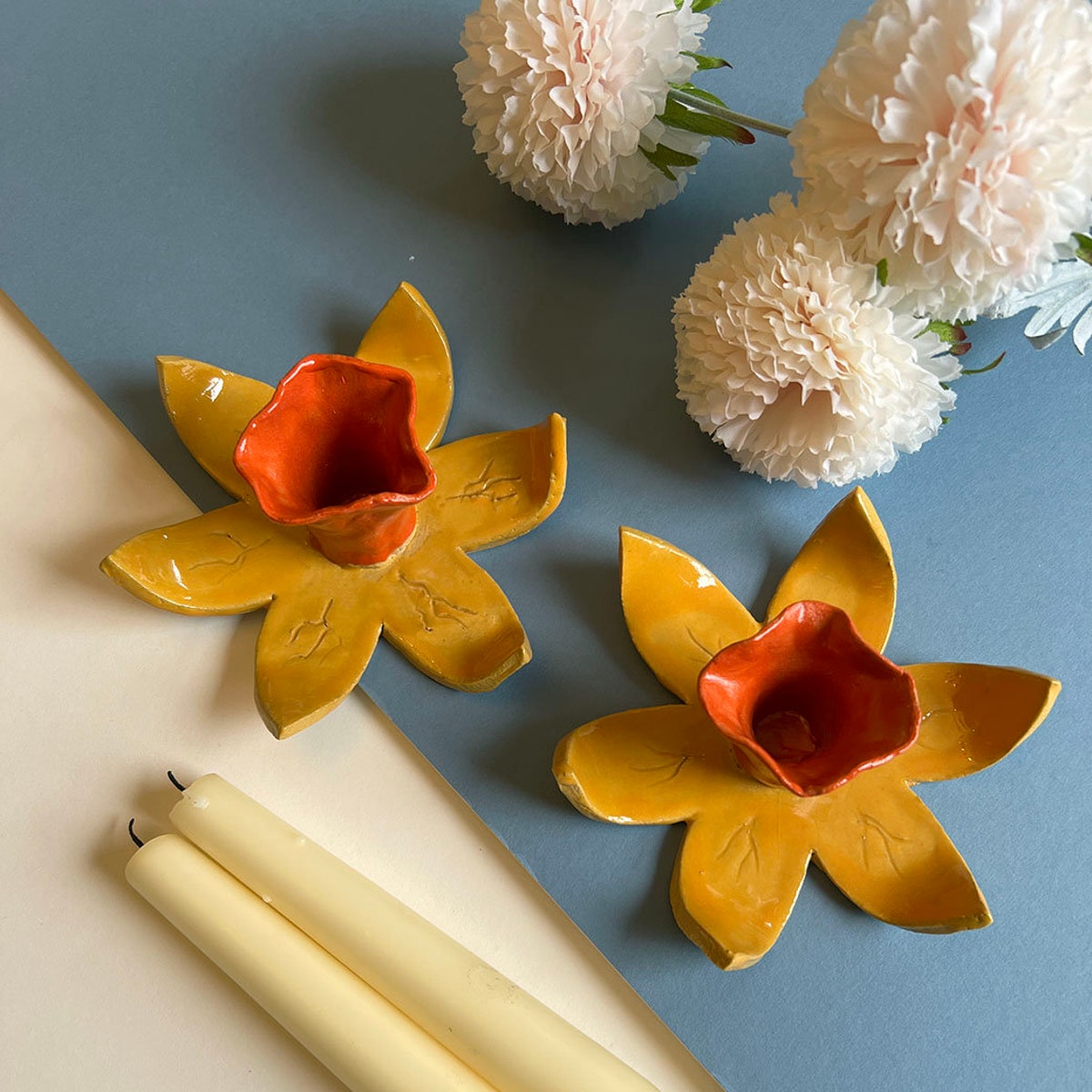 Daffodil Candle Holder - Etsy