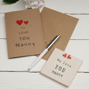 Nous vous aimons Carte de nounou