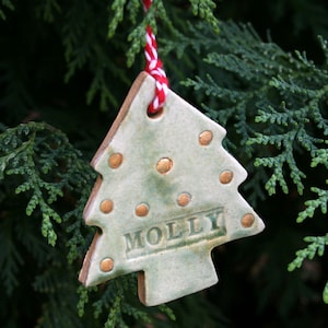 Set Of Personalised Christmas Tree Decorations, Custom Tree Decorations For The Whole Family, Gifts for Families