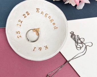 Personalised Engagement Ring Dish