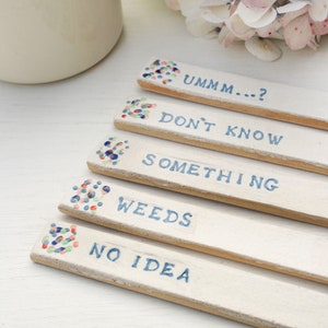 Die Bad Gärtner Keramik Marker - Garten Geschenk - Vatertagsgeschenk - Scherz Geschenk
