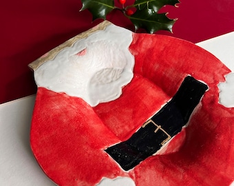 Santa Christmas Plate