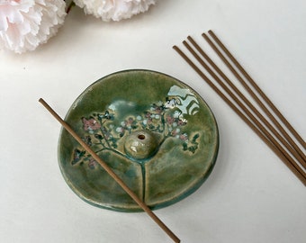 Green Meadow Incense Dish