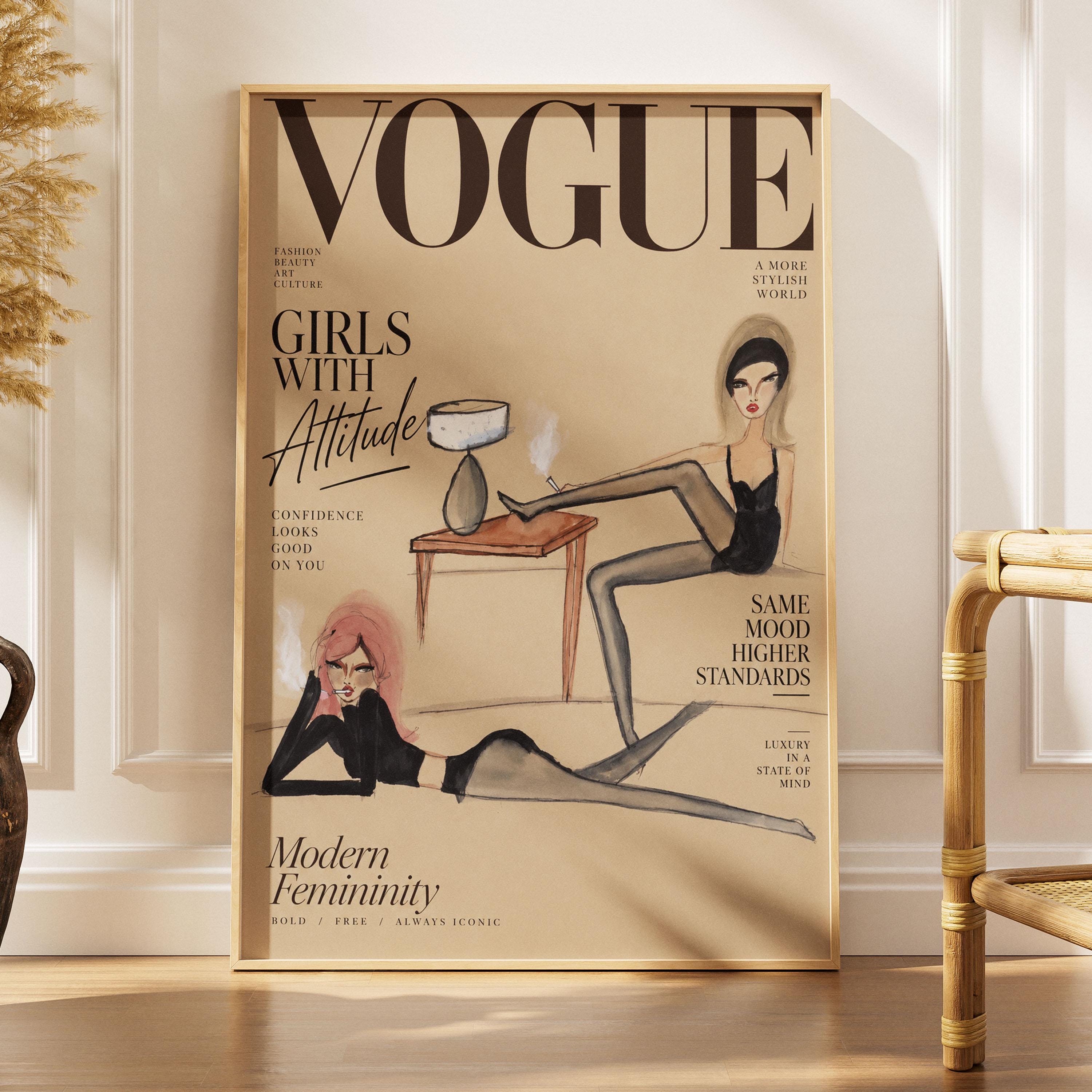 Vintage Vogue Frame - Etsy