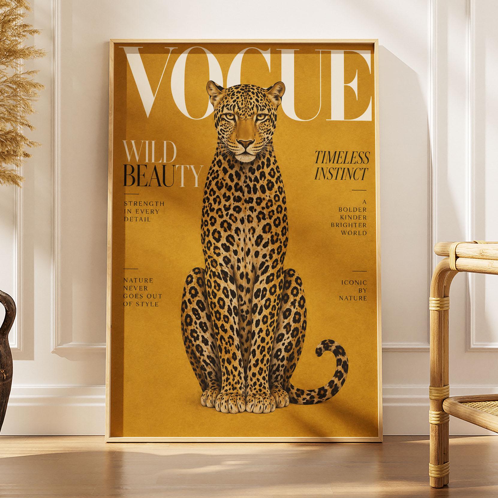 Vintage Vogue Print With Frame - Etsy