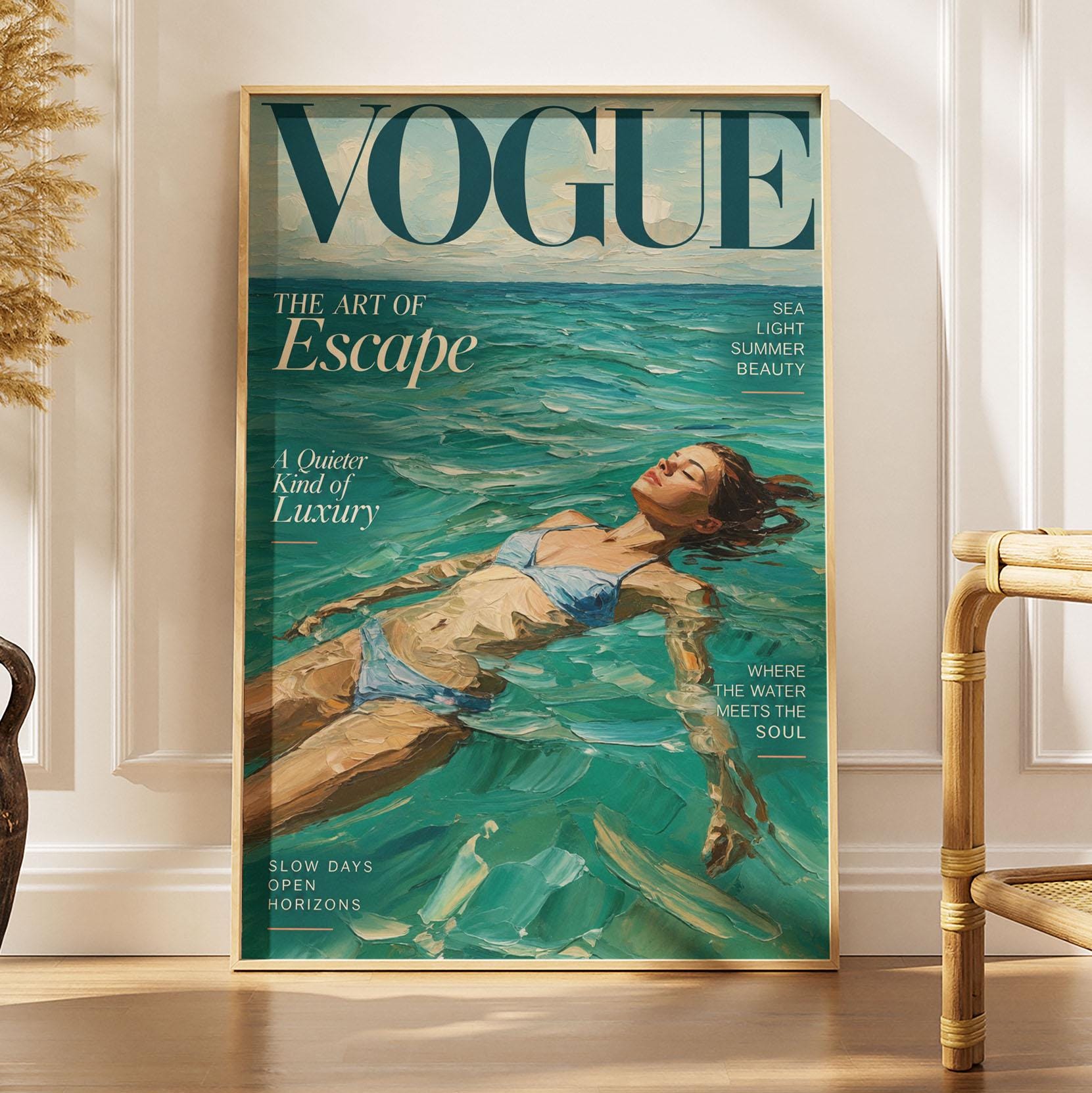 Large Vogue Poster - Etsy