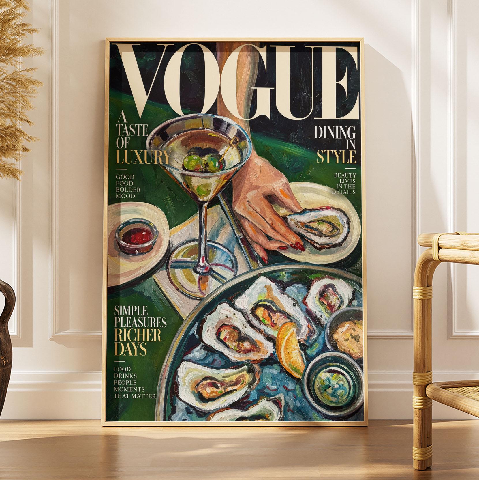Vintage Vogue Poster - Etsy