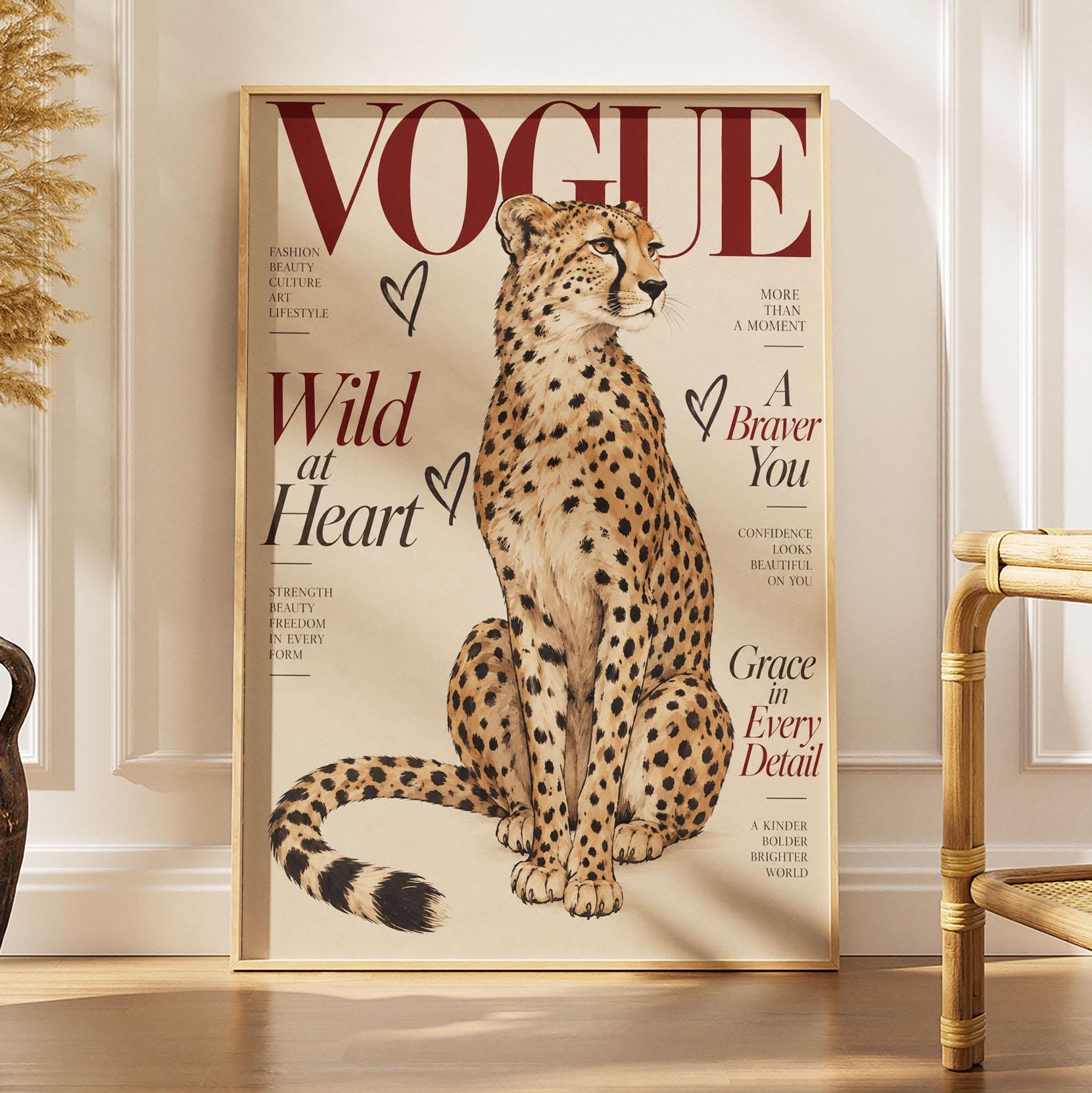 Vogue Wall Art Framed - Etsy