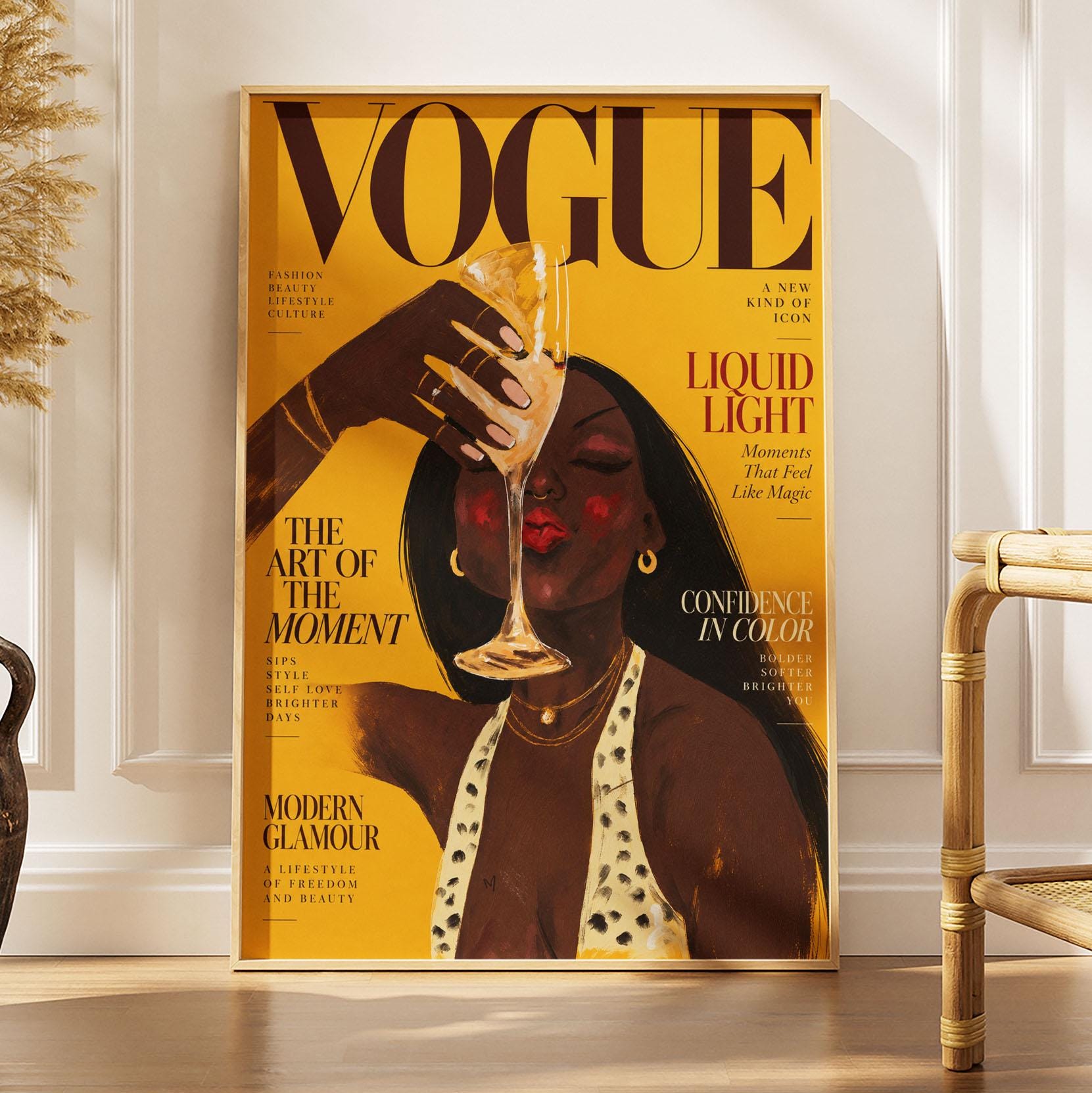 Vintage Vogue Poster - Etsy