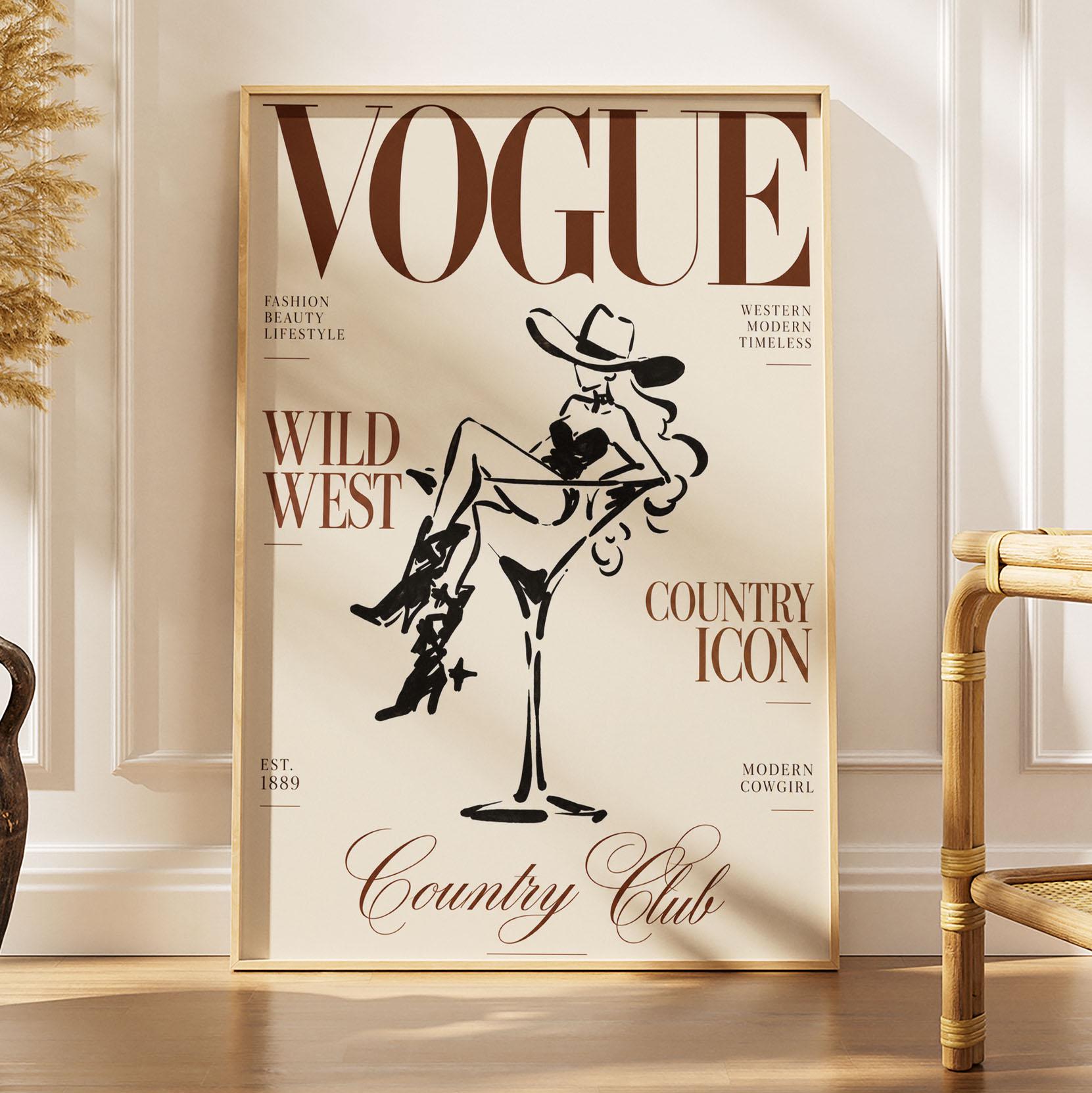 Vogue Vintage Art - Etsy