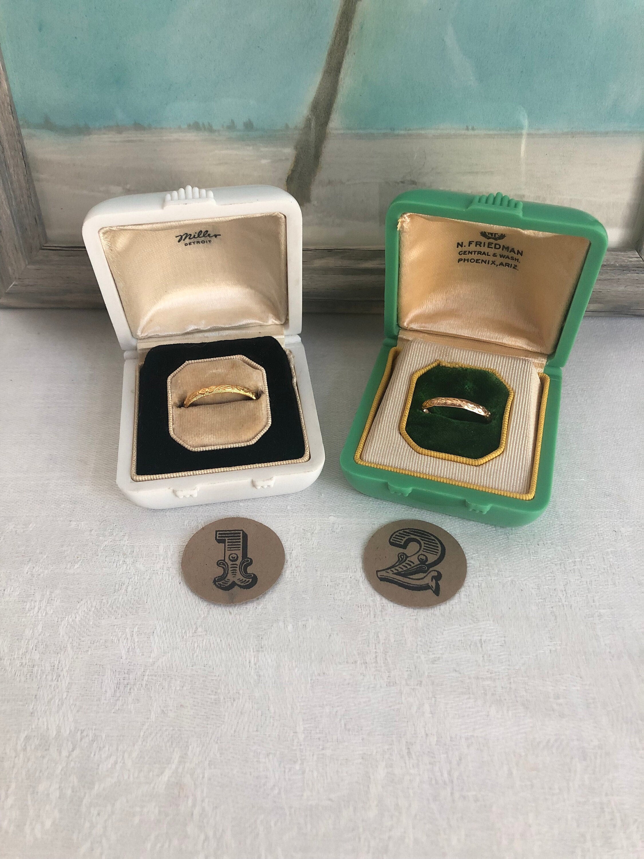 アンティーク雑貨 US Vintage Ring Box Amazon.com: TAIMY Vintage Ring Box Classical Victorian Style