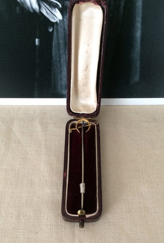 Antique Stick Pin Presentation Box, Heirloom Display … - Gem