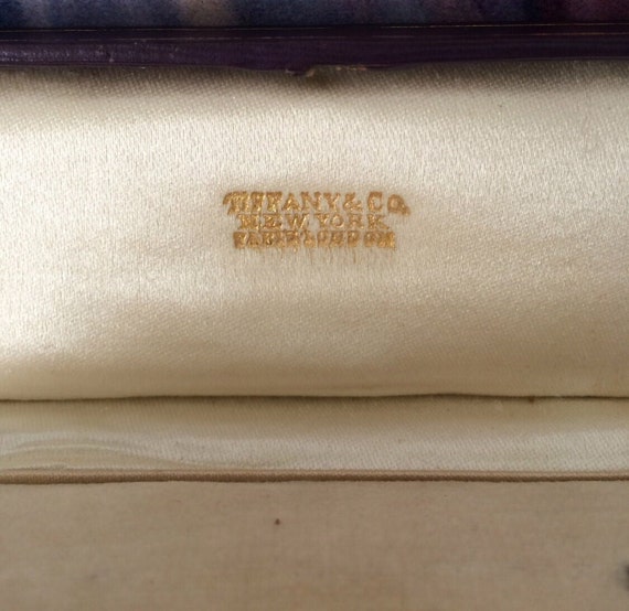 Vintage Tiffany & Co. Leather Stickpin Box~Heirlo… - image 4