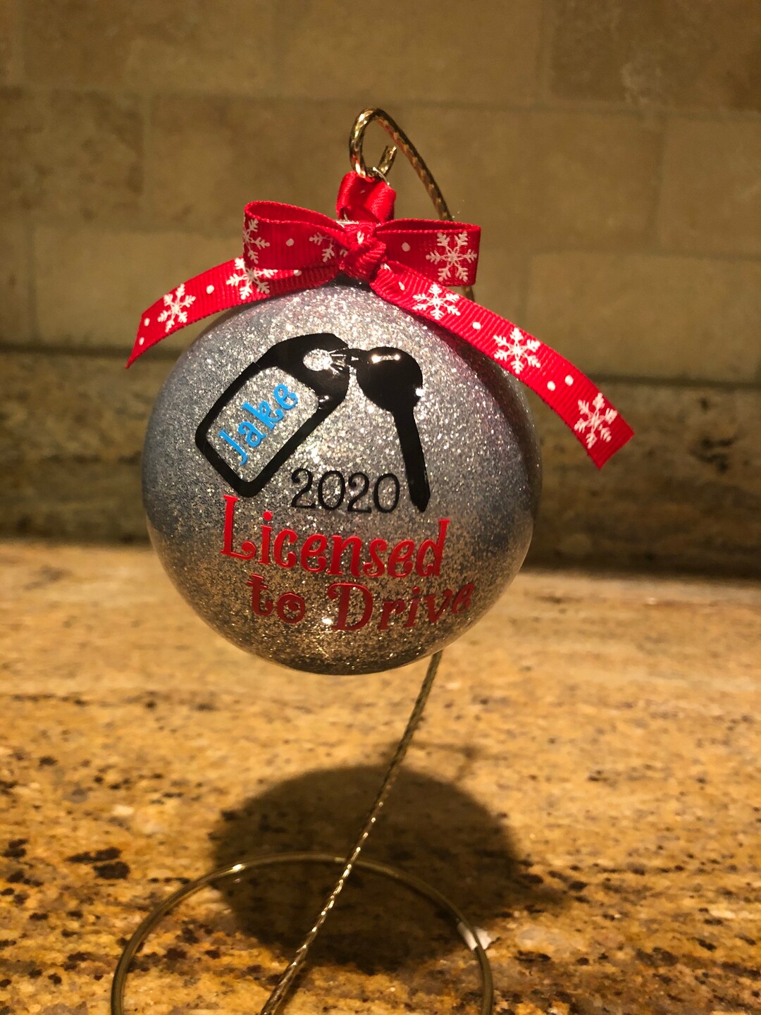 Licensed to Drive Ornament, New Driver Ornament, Car Keys Ornament, New