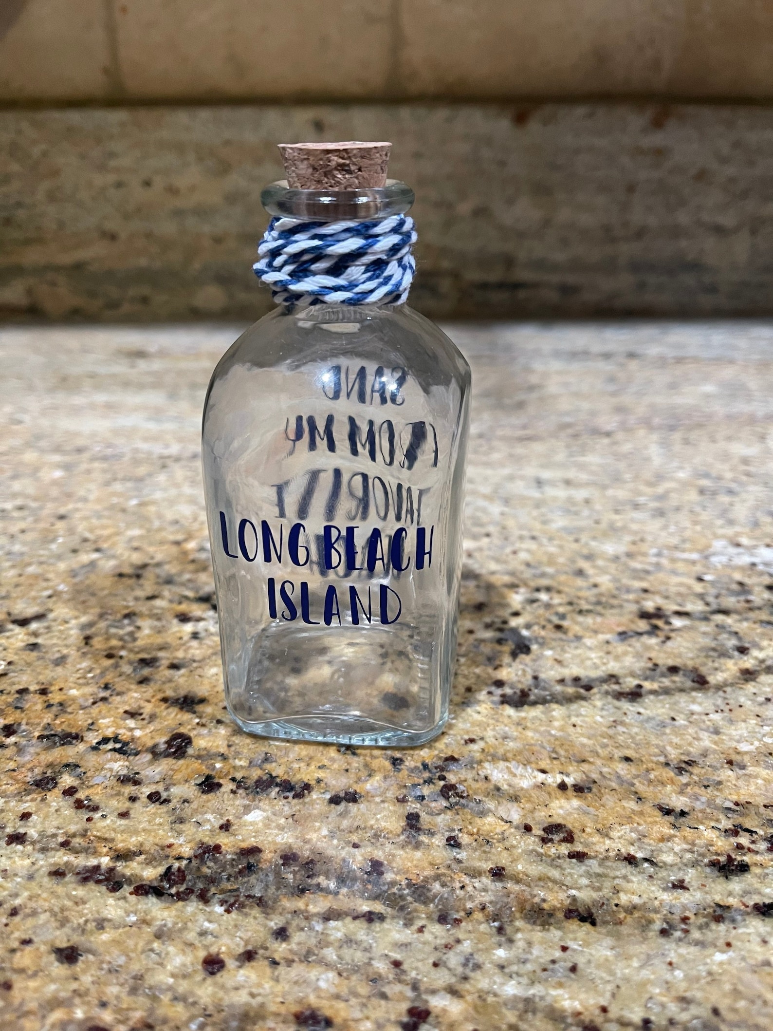 Sand From My Favorite Beach Jar Sand Jar Honeymoon Sand | Etsy