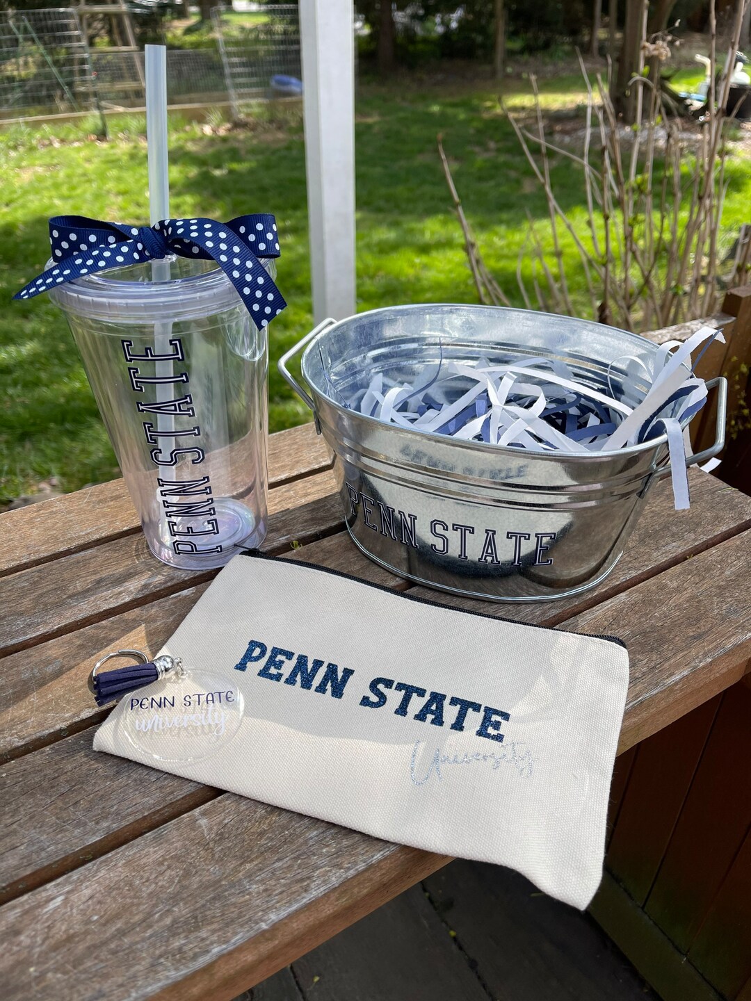 College/university Swag Bucket, High School Graduation Gift, College