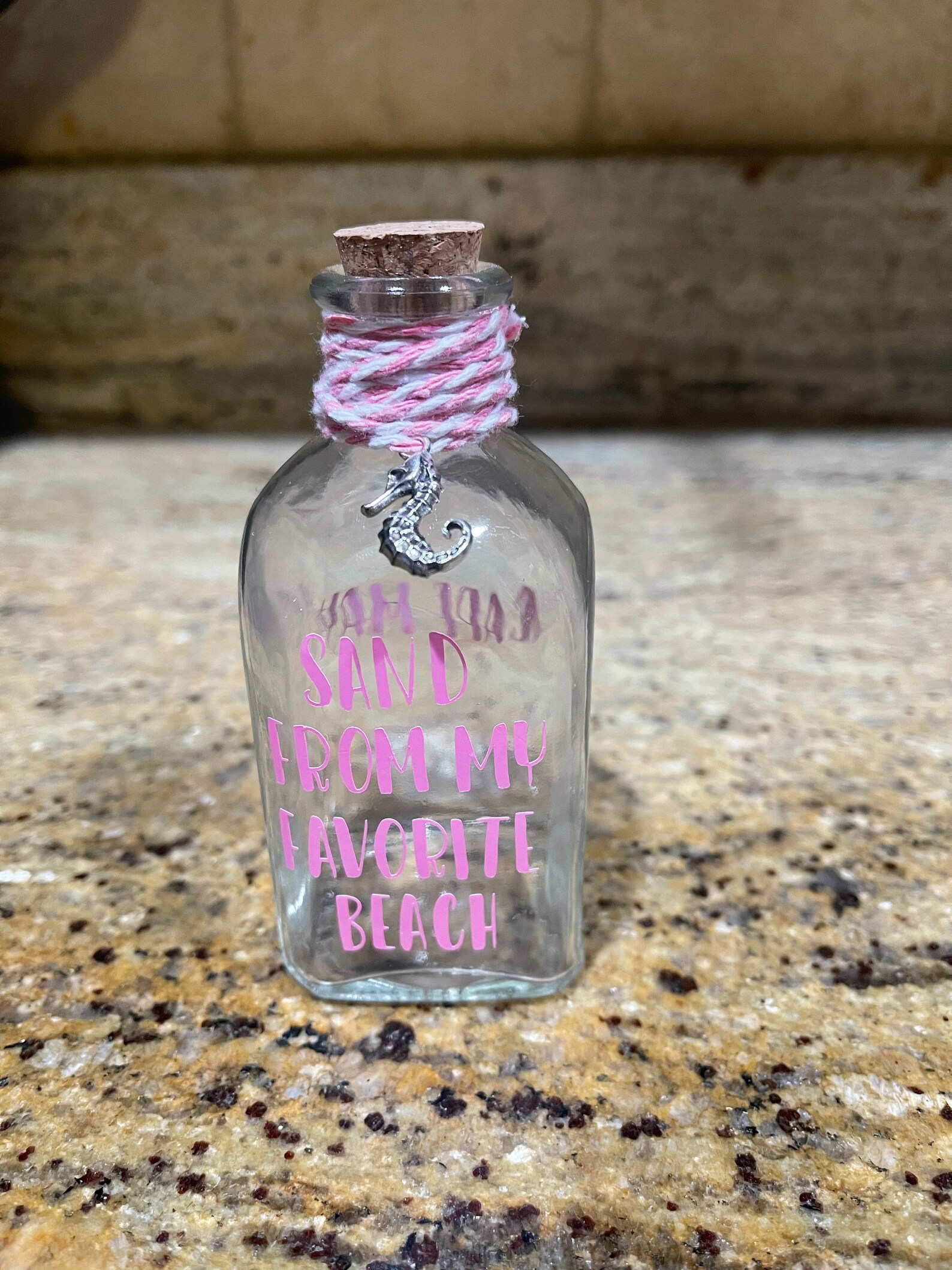Sand From My Favorite Beach Jar Sand Jar Honeymoon Sand | Etsy