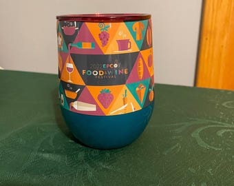 Disney Parks EPCOT 2022 Food & Wine Festival Corkcicle Tumbler w/ Lid 12oz