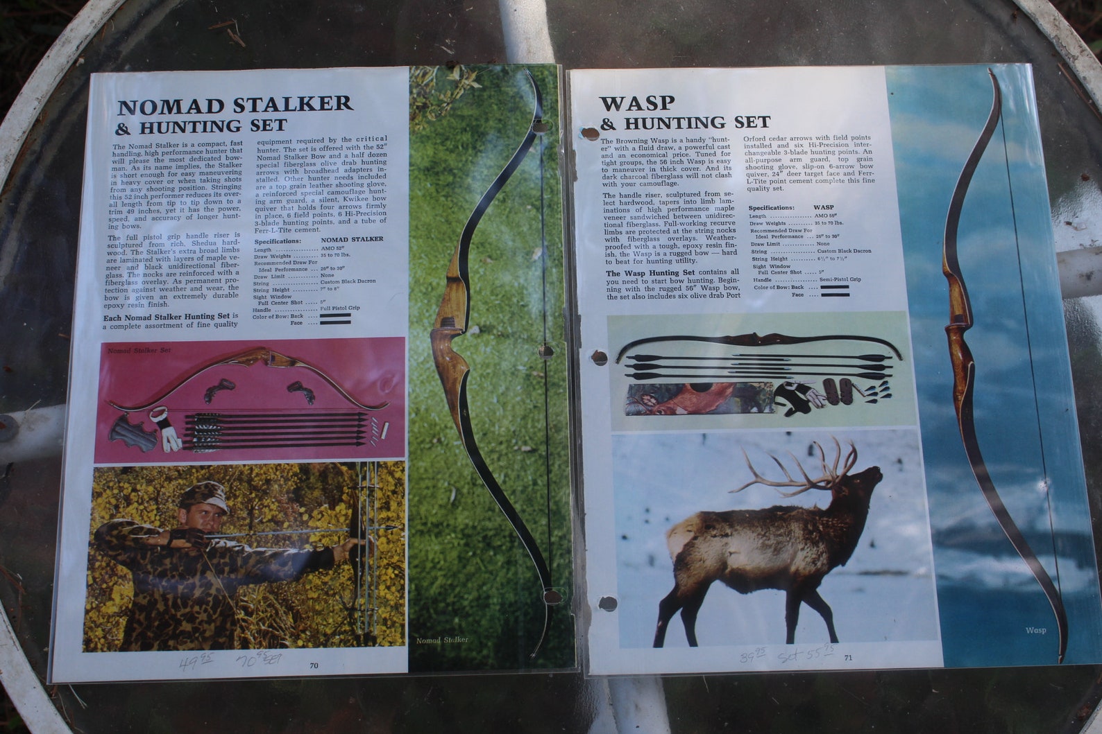 Original 1970s Browning Archery Catalog Pages With Bows Etsy