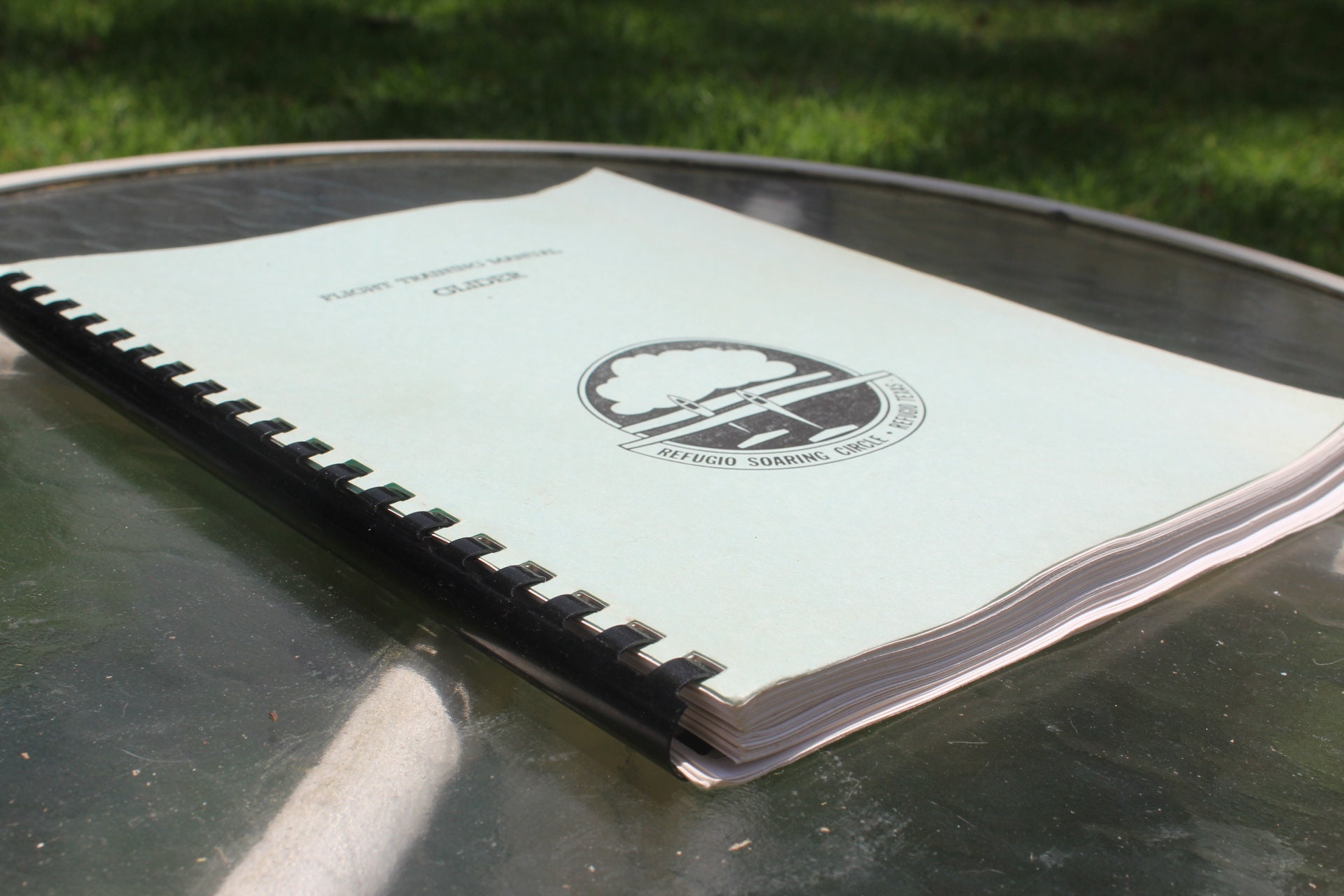Glider Flight Training Manual SGS233 Refugio Soaring Circle Etsy