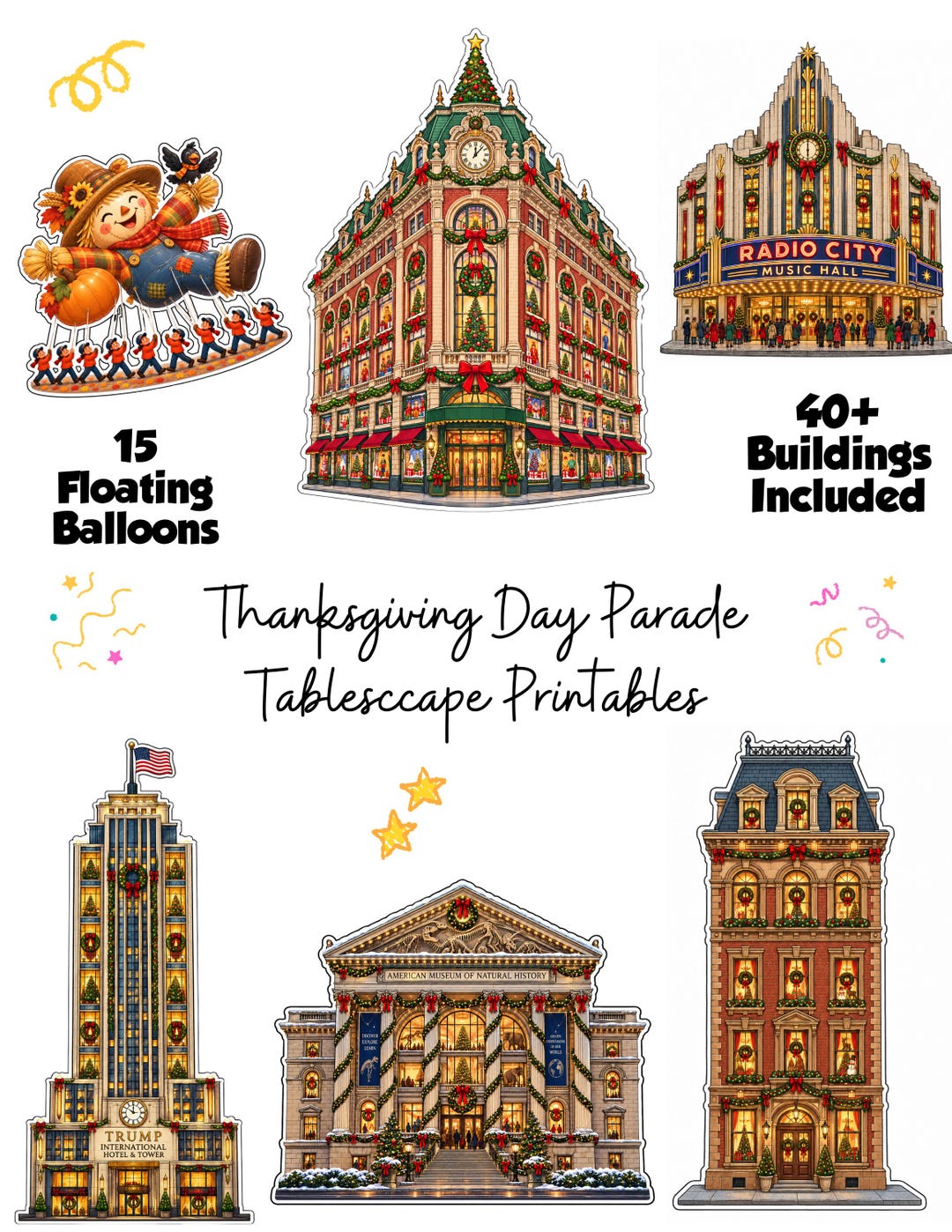 Thanksgiving Day Parade Printable Bundle | Kids Parade Activity Pack ...