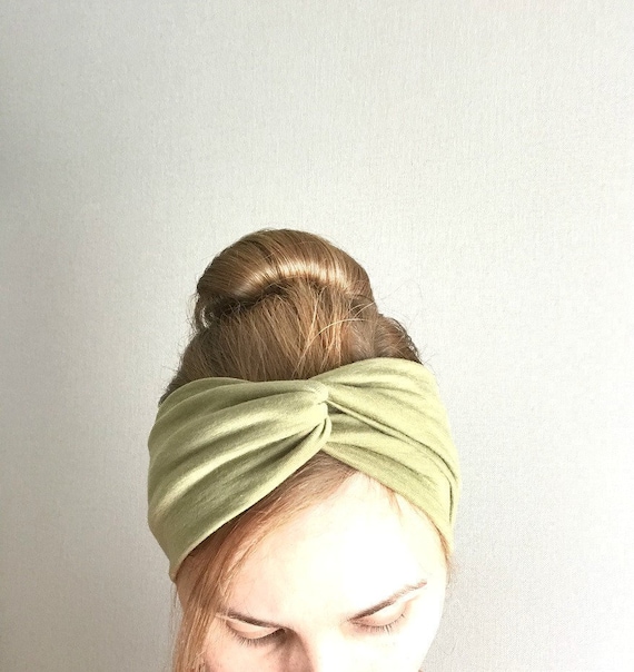 bandeau vert cheveux