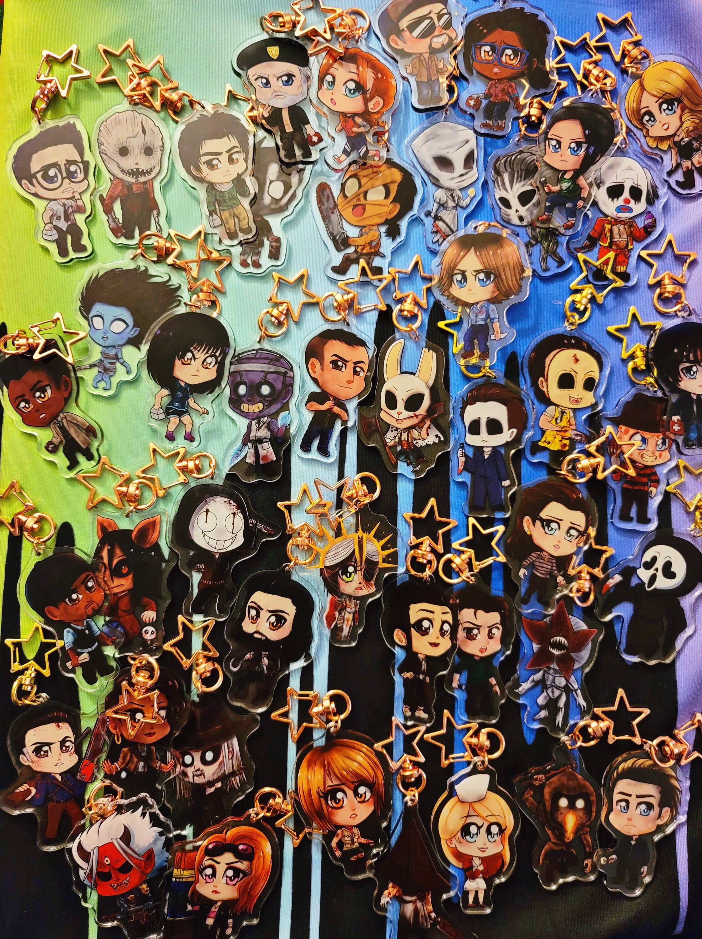 All Killers & Survivors Acrylic Charms Dead By Daylight