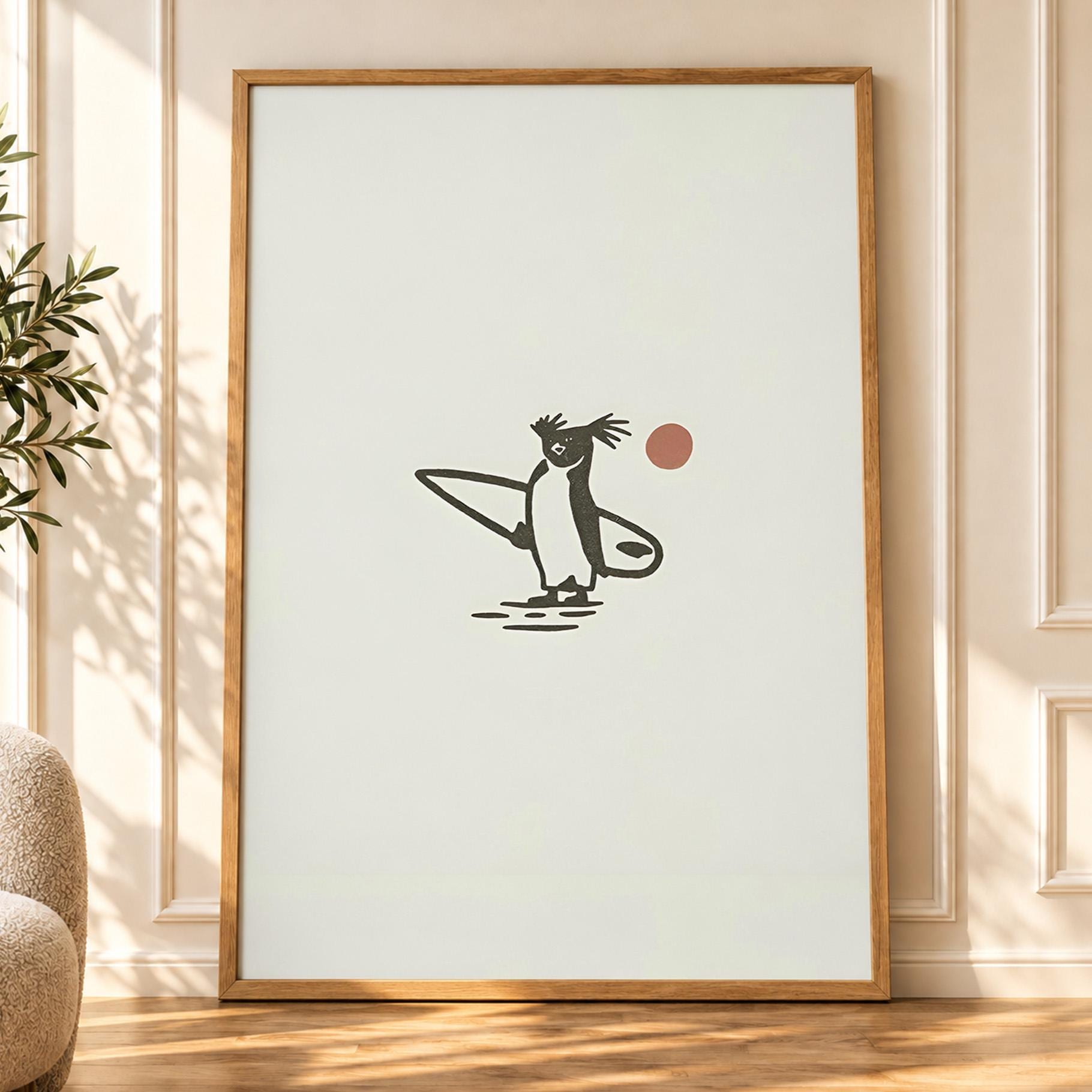 日本未発売 レア SURF'S UP ウォールキャンバス 壁張り アート Surfs up movie - Etsy 日本