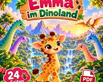 Emma im Dinoland – Eine zauberhafte Reise in die Welt der Dinosaurier | 24 Seiten | PDF