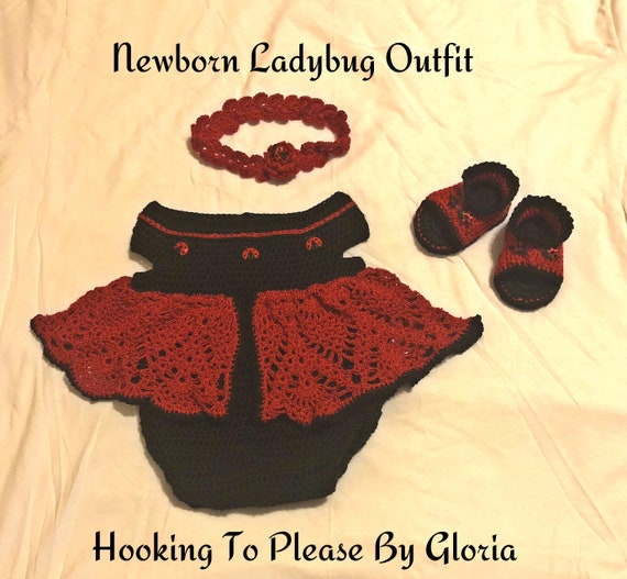 ladybug newborn outfit