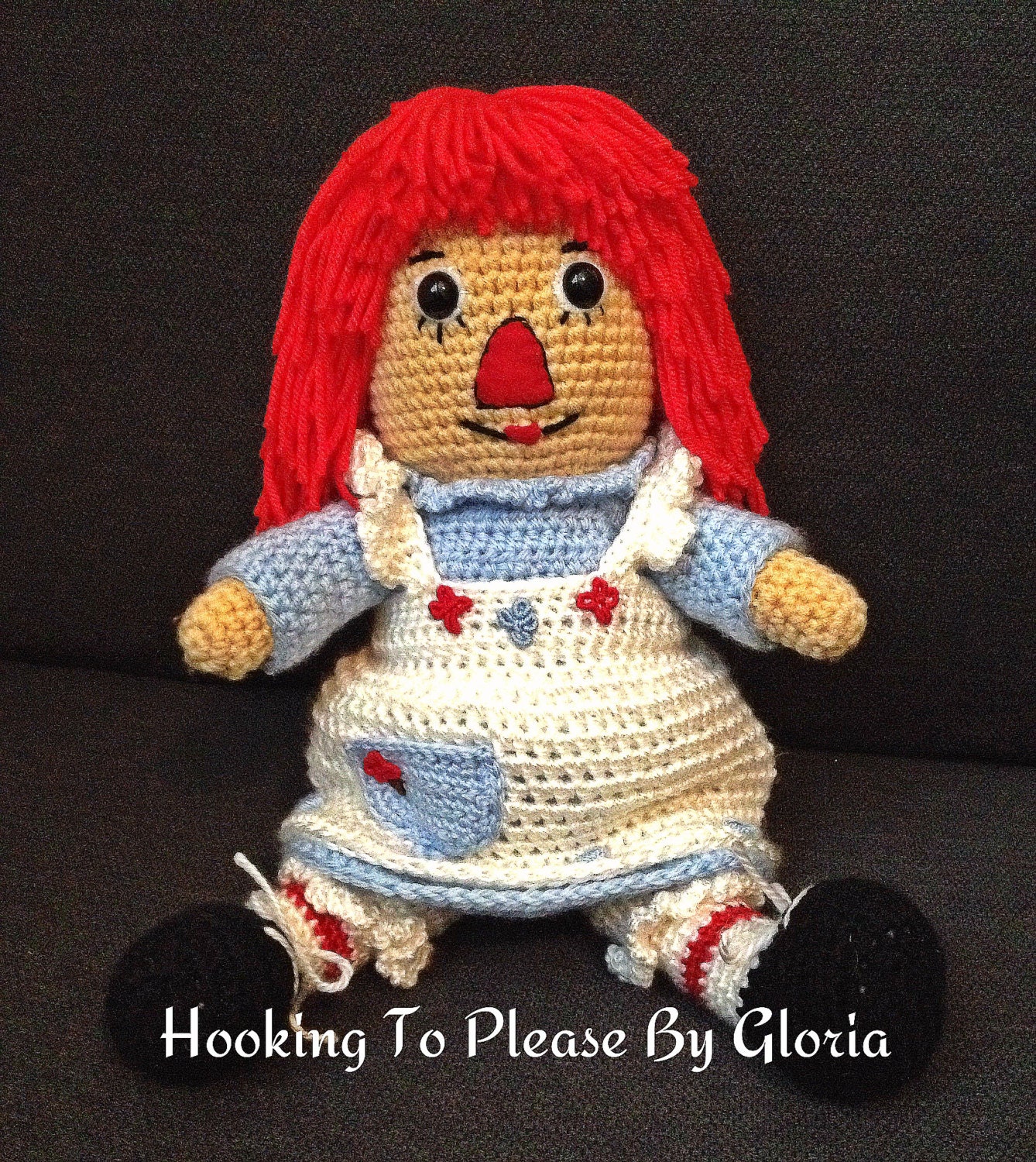 Crochet raggedy ann sale