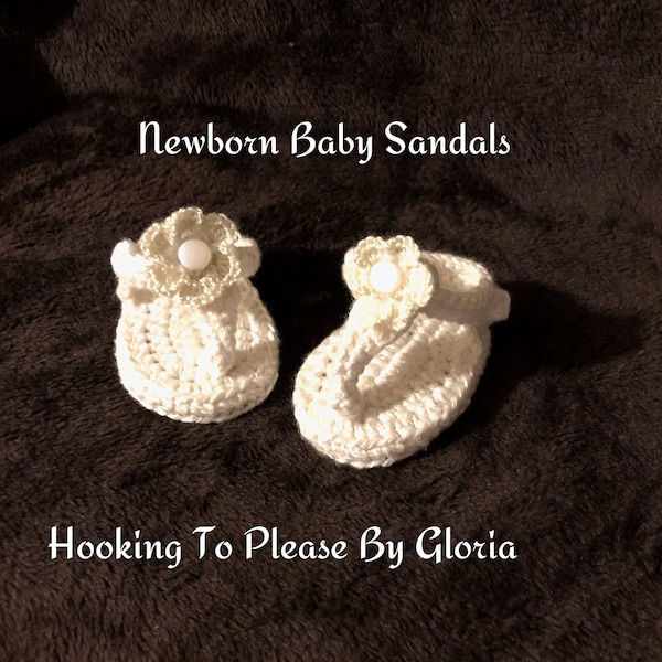Newborn Cream Sandals