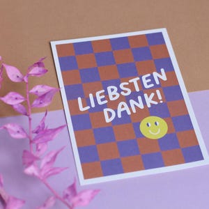 5 tarjetas de felicitación diferentes en SET o individualmente • felicidades GRACIAS feliz día IMAGINA mucha diversión • papel ecológico