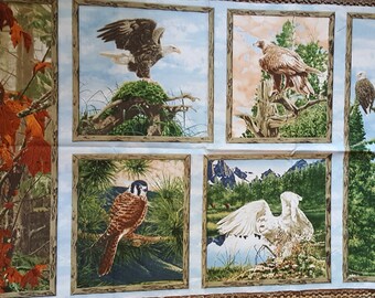 Night Owls Birds of Prey Animals Gray Cotton Fabric Print by the Yard D783.10