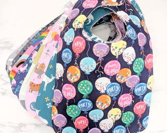 XL Toddler Bib: Self Feeding & Special Needs - Animal Print