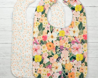 XL Toddler Bib: Flower bibs, Self Feeding & Special Needs
