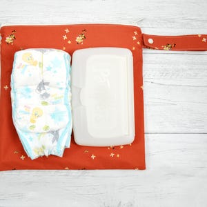 Floral Wet Bag: Waterproof Cloth Diaper & Swim Bag image 3