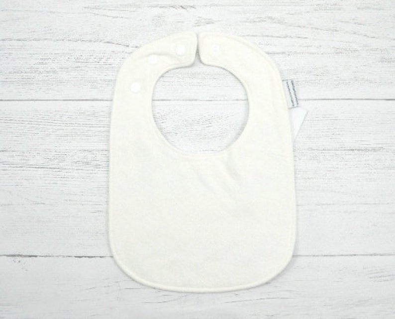 Bunny rabbit baby bib, Easter bib, blue bib, Peter Rabbit, drool bibs, organic fleece, Gender neutral baby, fits 3 months to 2 years plus immagine 3