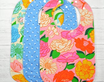 XL Toddler Bib: Flower bibs, Self Feeding & Special Needs