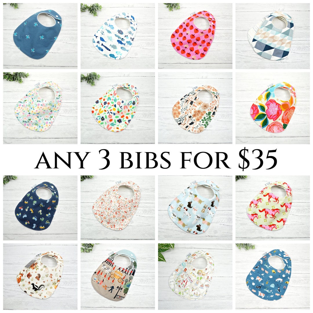 Baby Bibs, Feeding Bibs, Drool Protection, Bibs for Girls, Bibs for