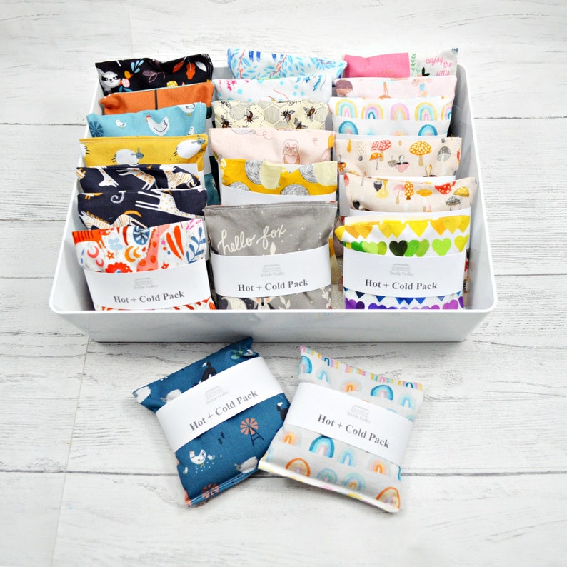 Hot Cold Packs Booboo Pack Flax Seed Hot Pack Heat Therapy Etsy