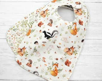 XL Toddler Bib: Animal Print, Self-Feeding & Special Needs